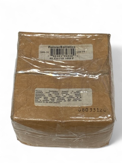 14lbs of .40CAL ./10 165gr FP Rainer Ballistics Reloading Bullets