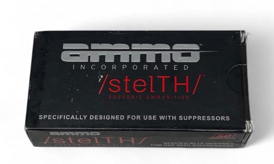 NIB 50rds of .45 ACP 230gr. TMC Stealth Ammo Inc Ammunition