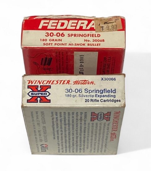NIB 40rds of .30-06 SPRG. 180gr. Ammunition