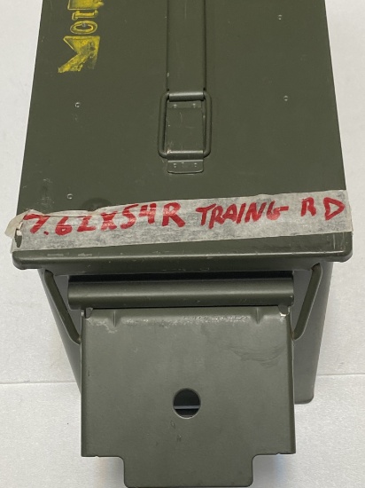 SCARCE 324rds. of Czech 7.62x54R Short Range Training Ammunition in Ammo Can