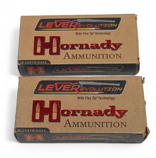 NIB 40rds. of .450 MARLIN 325gr. FTX Hornady Ammunition