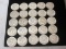 Lot of (25) 1964 Kennedy Half Dollars