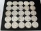 Lot of (25) Franklin Half Dollars