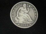 1854 Liberty Seated Half Dollar