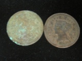1851 & 1852 US Large Cents