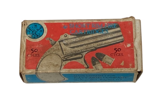 NIB Vintage and Collectible 50rds. of .41 SHORT Rimfire Navy Arms Ammunition 