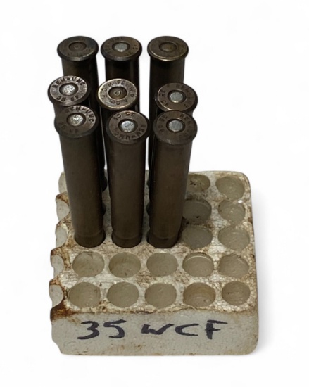 6rds. of .35 CF and 3rds. of .35 W.C.F. Factory Ammunition - Collectible