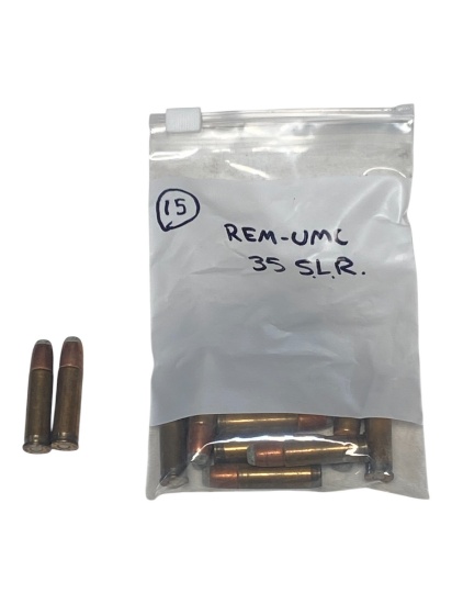15rds. of Collectible .35 S.L.R. REM-UMC Factory Ammunition 