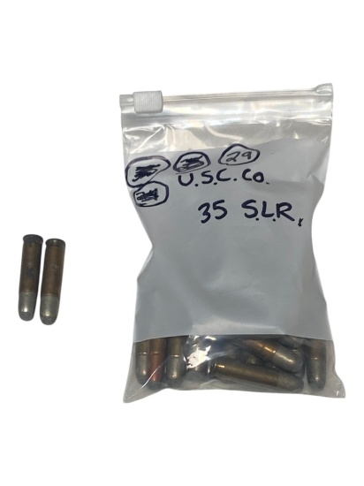 29rds. of Collectible .35 S.L.R. U.S.C. Co. Factory Ammunition 