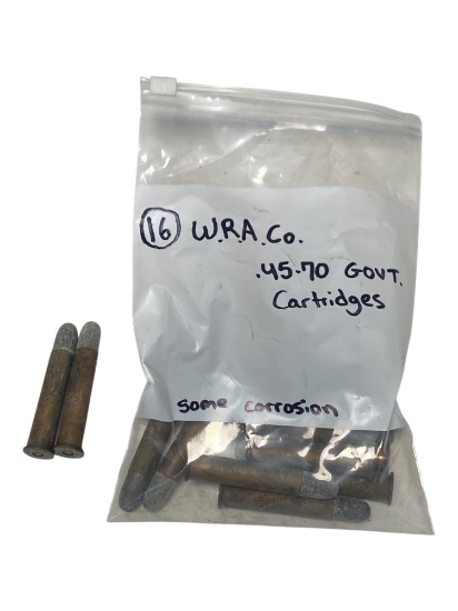 (16) Collectible .45-70 GOVT Cartridges