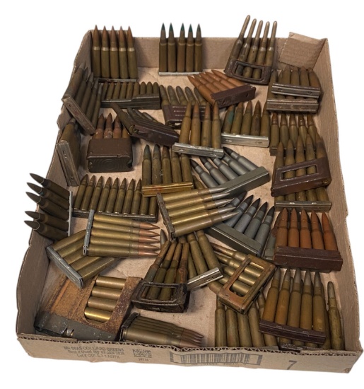 10.6 Lbs. Stripper Clipped Milsurp Unsearched Ammunition