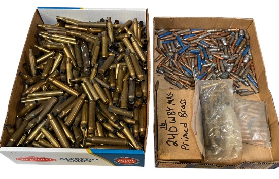 13.0 Lbs. of Unsearched Misc. Brass and 6.0 Lbs. of Unsearched Misc. Bullets for Reloading