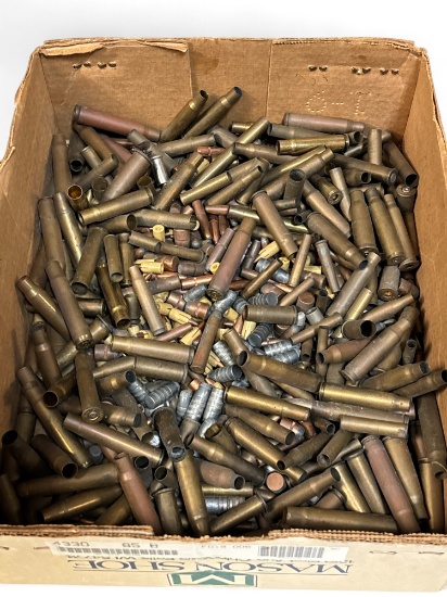 12.6 Lbs. of Various Brass/Bullets for Reloading - Some RARE