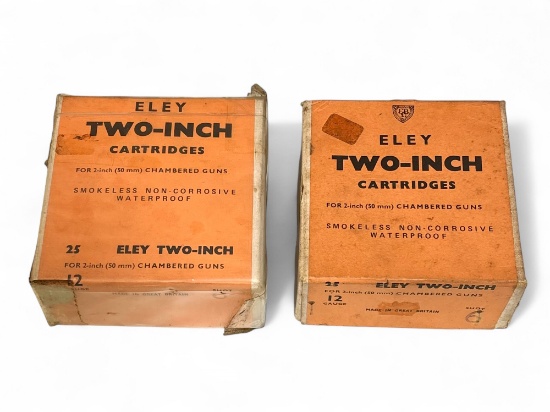 NOS 41rds. of ELEY Two-Inch 6-Shot Collectible British Ammunition