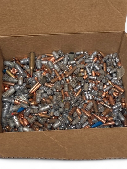 29.1 Lbs. of Miscellaneous Bullets for Reloading 