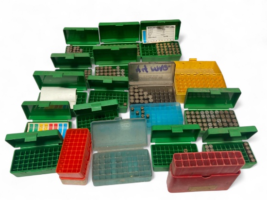 13.6 Lbs. of Various Reload Ammo and Containers