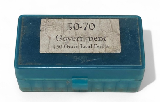 (76) .50-70 GOVERNMENT 450gr.  Lead Bullets