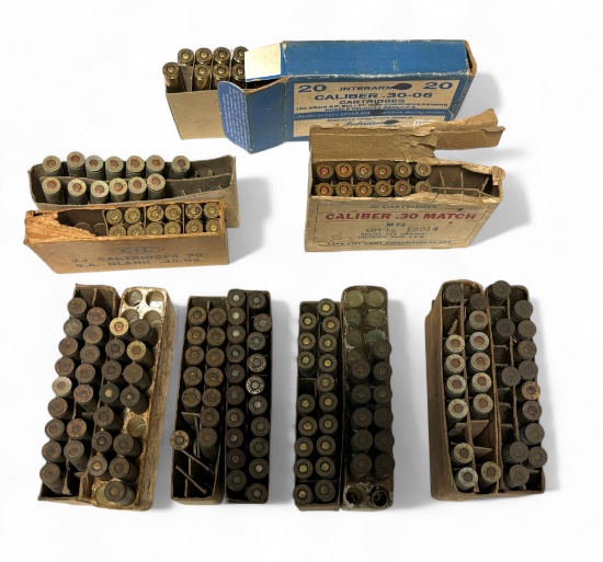 (157) 30-06 CAL. Various Types of Ammunition 