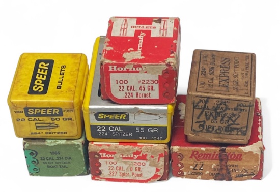 4.7 Lbs. of .22 CAL. Bullets for Reloading