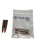4rds. of Collectible 7.5x54 FRENCH MAS Factory Ammunition 