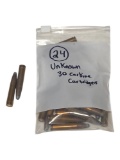 24rds. of Unknown .30 CARBINE Wildcat Loaded Cartridges Ammunition