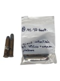 5rds. of .45-70 GOVT Mixed Collectible Ammunition