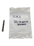 1rd. of Collectible .22-15-60 CF Steven’s U.M.C. Factory Ammunition
