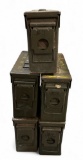 Lot of (5) .30Cal Small Metal Ammo Cans *LOCAL PICKUP ONLY*