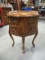 French Provincial Carved Wood Occasional Table.