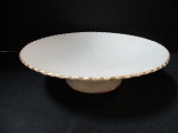 Lenox Bowl with Pedestal with Gold Edging.
