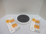 Copco Non-Skid Pantry Cabinet Lazy Susan.  Two New Corn on the Cob Grill Sets.
