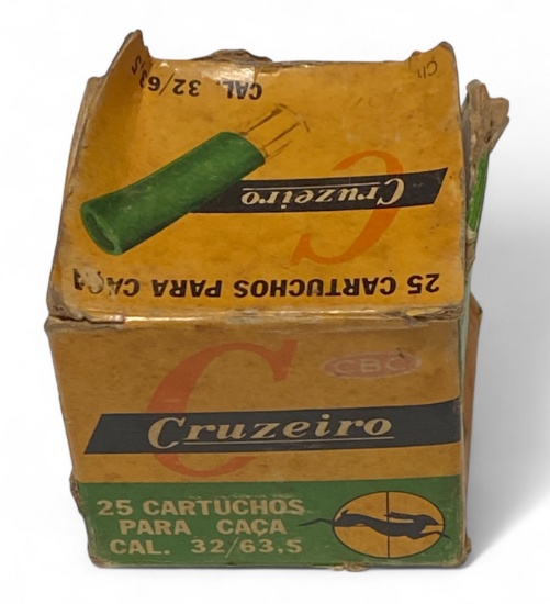 NIB 9rds. of .32 CAL. Cruzeiro Shotgun Shell Factory Ammunition