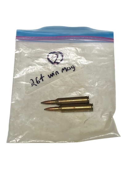 2rds. of .264 WIN. MAG. Factory Ammunition