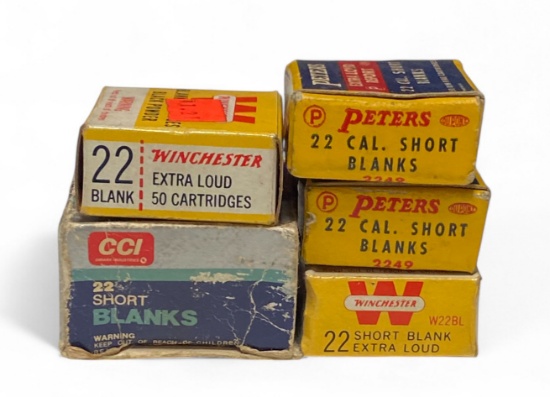 0.4 Lbs. Of NIB .22 SHORT Blank Factory Ammunition