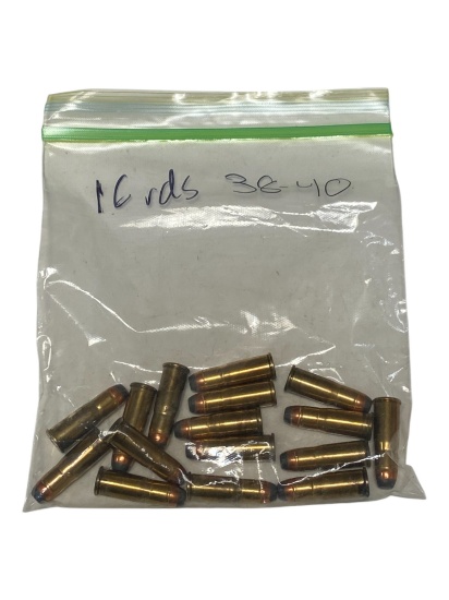 16rds. of .38-40 WIN. W-W Factory Ammunition