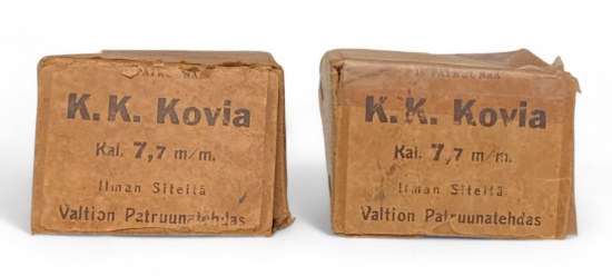 26rds. of .303 BRITISH Finnish Military Surplus Ammunition and Brass