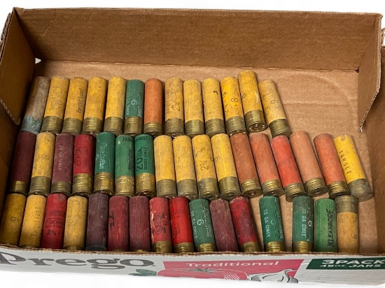 4- 46ct. of 20 GA. Collectible Paper Shotgun Shell Factory Ammunition