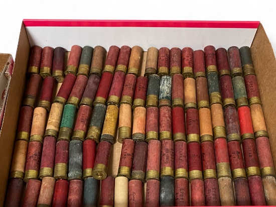 90ct. of 12 GA. Collectible Paper Shotgun Shell Factory Ammunition