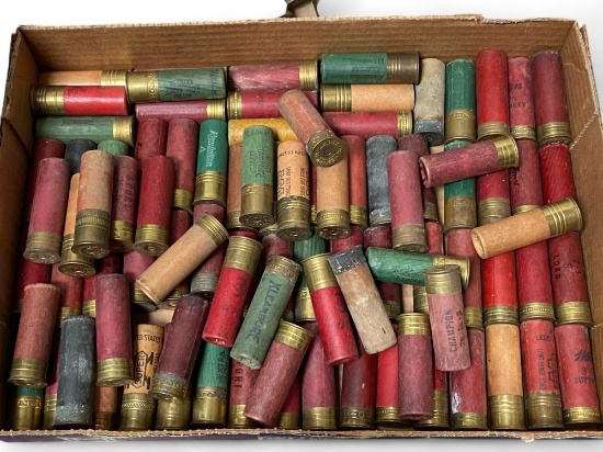 90ct. of 12 GA. Collectible Paper Shotgun Shell Factory Ammunition