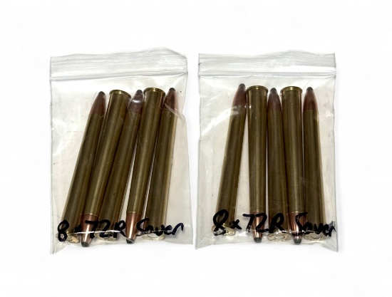10rds. of 8x72R SAUER Factory Ammunition 