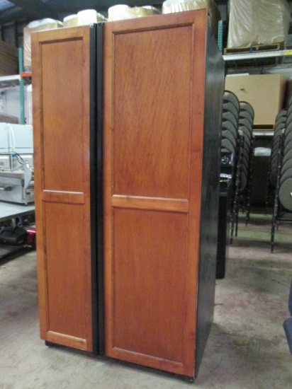 GE Profile Black Side by Side Refrigerator with Ice Maker