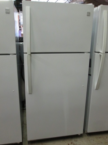 Kenmore White Top Mount Refrigerator