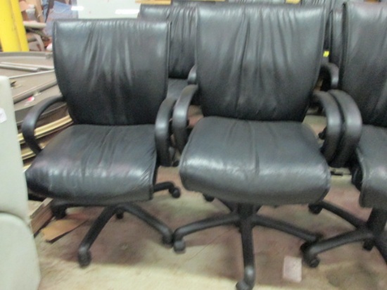 Pair of Black Higmark Smart Office Chairs