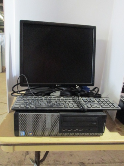 Dell Optiplex 7010 CPU, 19" Monitor, Mouse and Mouse