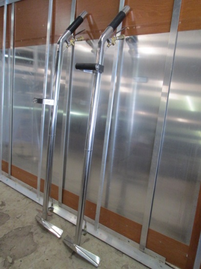 Two Commercial Floor Cleaner Wands