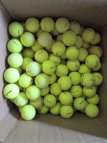 200 Yellow Titleist Practice Golf Balls