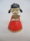 1950's Ucagco Porcelain Chinese Girl Bell 3 1/2