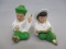 Vintage Oriental Chalkware Figurines 3