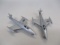 2 Plastic USAF Magic Glide Jet Airplanes 8
