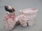 1950's Napco 1G2253 Pink Spaghetti Poodle Planter